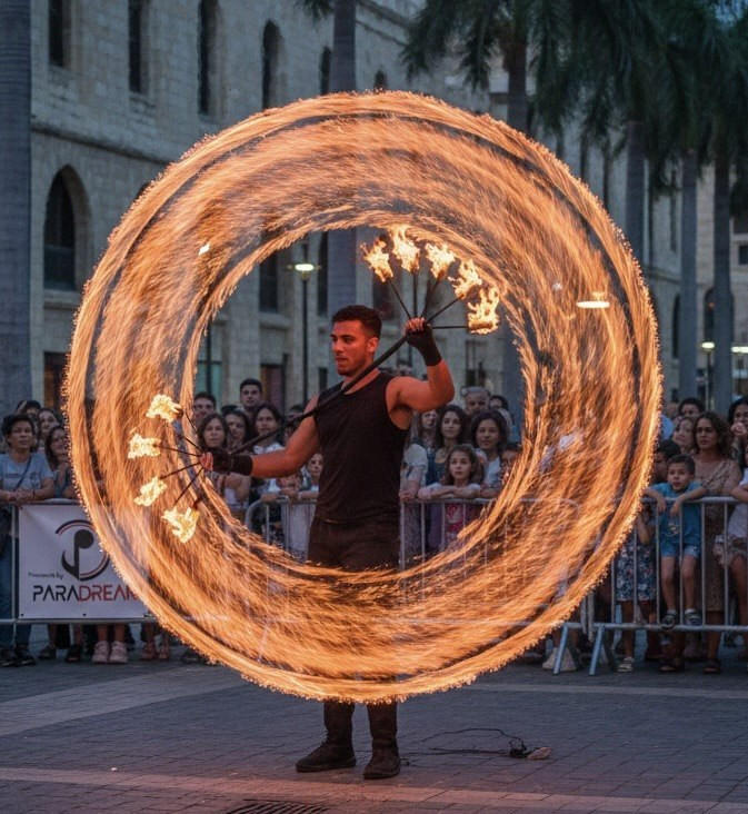 Fire, LED & Circus Shows by Paradream Events